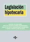 LEGISLACIÓN HIPOTECARIA