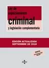 LEY DE ENJUICIAMIENTO CRIMINAL Y LEGISLACIÓN COMPLEMENTARIA 2018