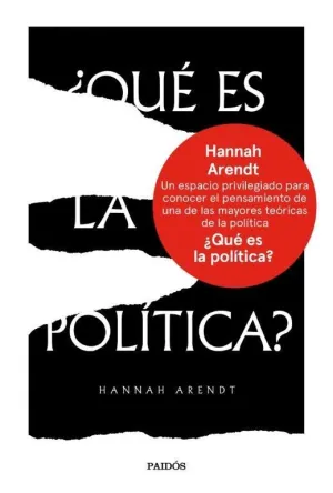 ¿QUÉ ES LA POLÍTICA?