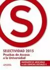SELECTIVIDAD 2015 MATEMATICAS APLICADAS CC. SOCIALES II.